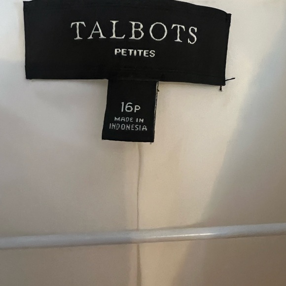 Talbots Wool Blend Cream Women's Blazer 16 Petite - Picture 2 of 5